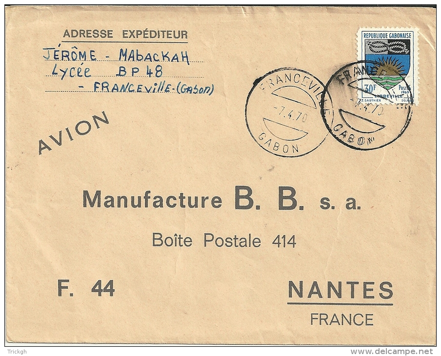 Gabon Franceville 1970 - Gabon (1960-...)