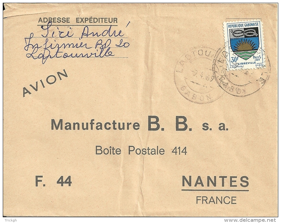 Gabon Lastourville 1969 - Gabon (1960-...)