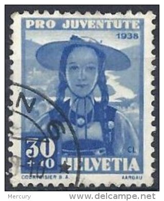 30 C. Bleu De 1938 Oblitéré - Used Stamps