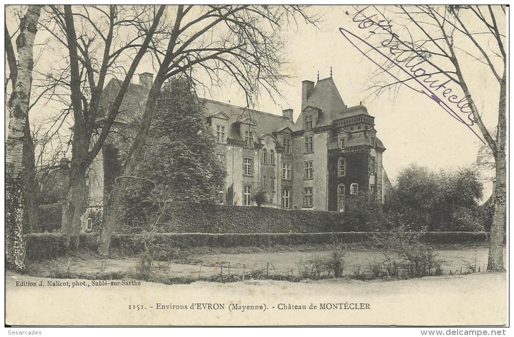 ENVIRON D'EVRON - CHATEAU DE MONTÉCLER - Evron