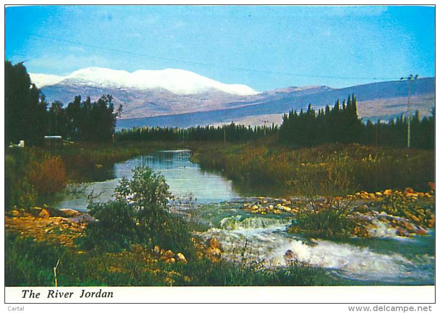 CPM Jordan River And Mt. Hermon Covered With Snow (Ed. Palphot., 9527) - Israel