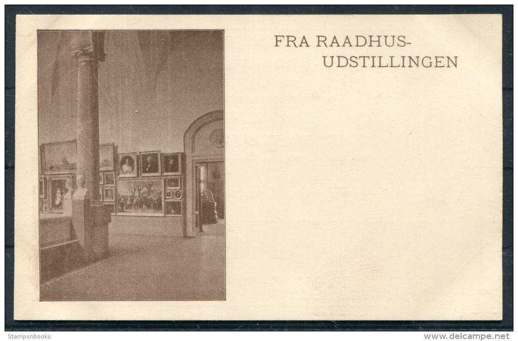 Denmark Fra Raadhus Udstillingen Copenhagen Exhibition Postcard - Exhibitions