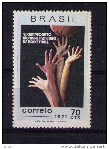 BRAZIL 1971  Woman Basketball - Unused Stamps