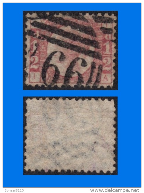 GB 1870-0006, SG48 1/2d Rose-Red Lettered I-A Plate 19, Used - Used Stamps