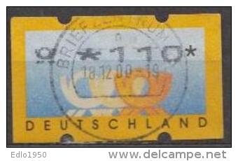 BRD Bund 1999 ATM Nr.3.2 -110 Gestempelt Used - Vignette [ATM]