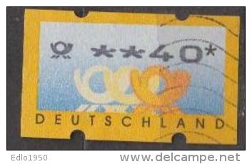 BRD Bund 1999 ATM Type 3.2 -40 Gestempelt Used - Machine Labels [ATM]