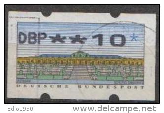 BRD Bund 1993 ATM Type 2.2 - 10 Gestempelt Used - Automatenmarken [ATM]