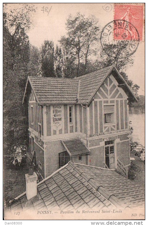 78 POISSY PAVILLON DU RESTAURANT SAINT LOUIS - Poissy