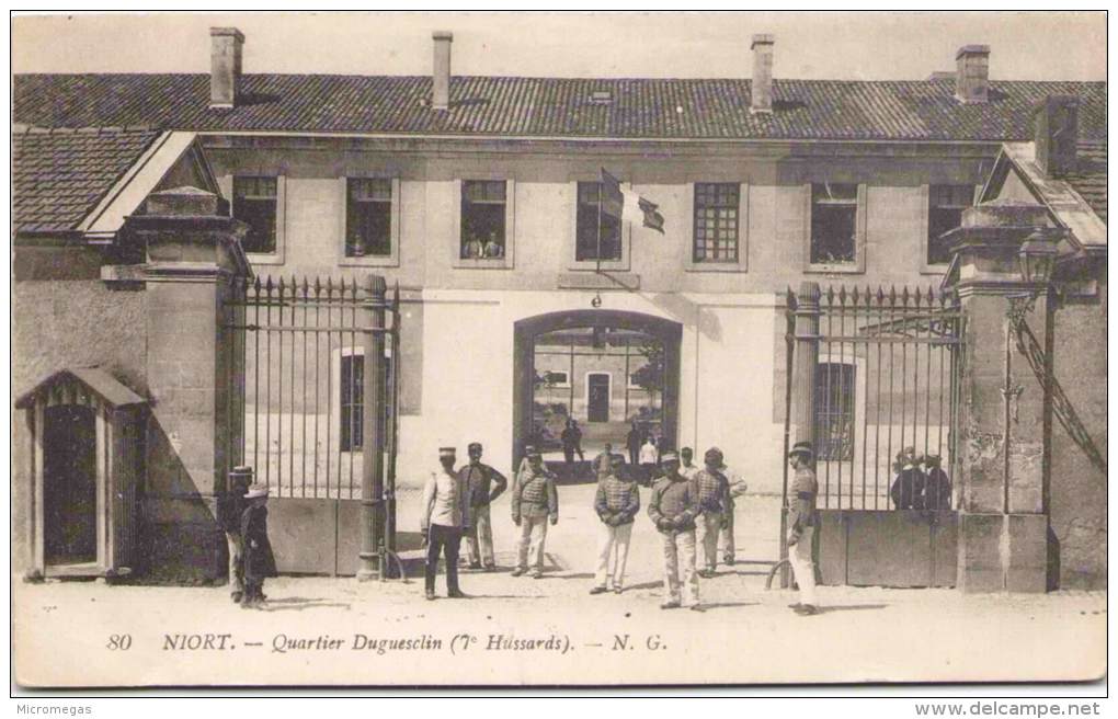 NIORT - Quartier Du Guesclin (7e Hussards) - Niort