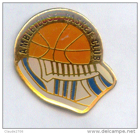 Rare Pin's Basket Club Ambleteuse (62 Pas De Calais) - Basketball