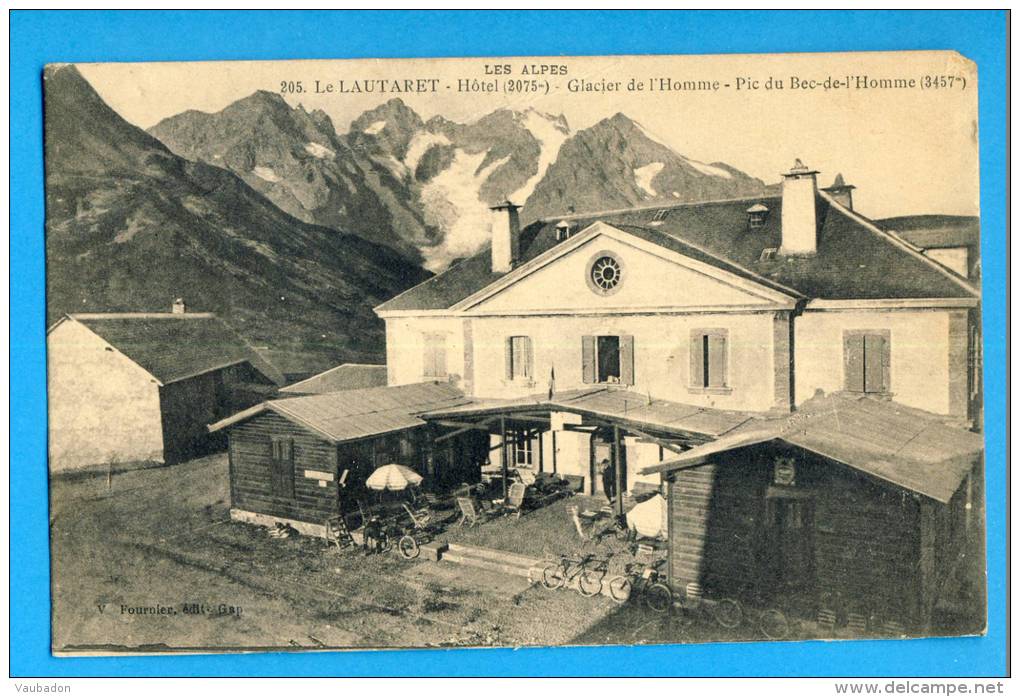 CP, 05, LE LAUTARET, Hôtel - Glacier De L'Homme - Pic Du Bec-de-l'Homme, Vierge - Autres & Non Classés