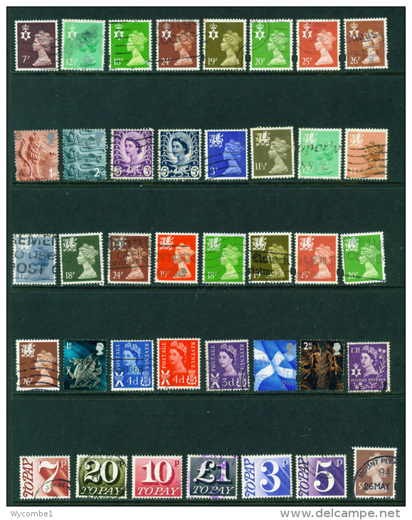 GREAT BRITAIN - Small Lot Of Definitives, Regionals And Postage Dues As Scans 7 - Collections