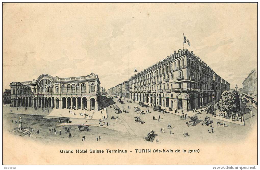 TURIN    GRAND HOTEL TERMINUS - Bars, Hotels & Restaurants