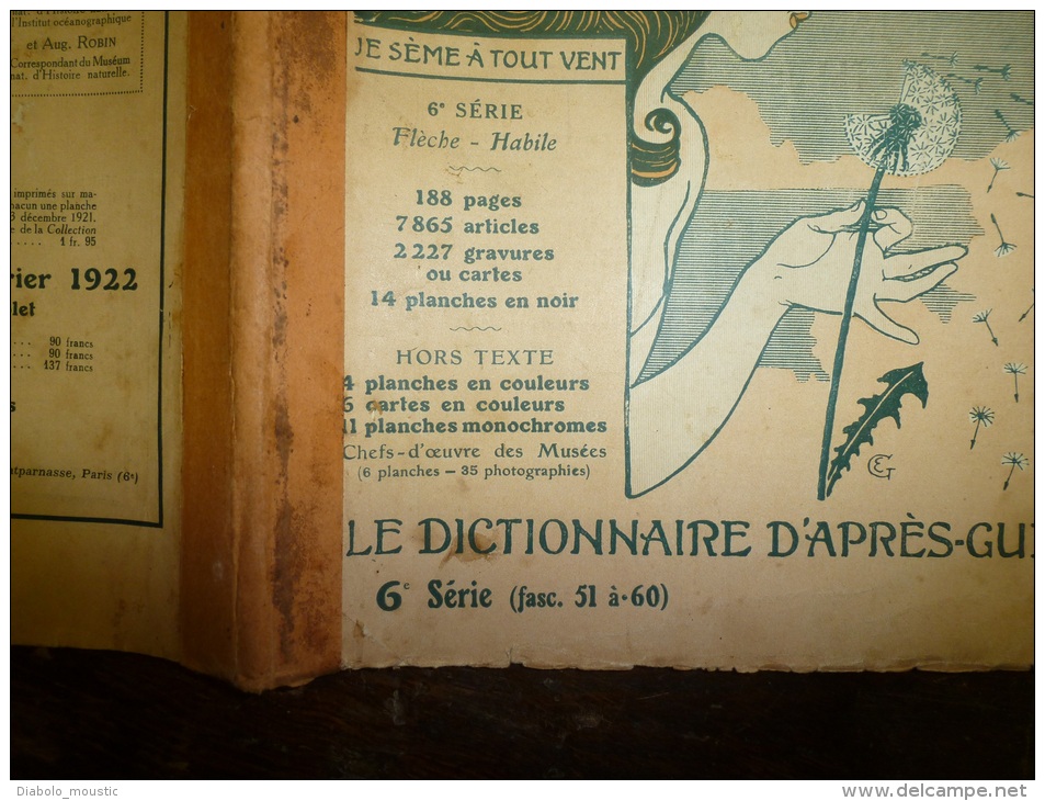 10 Fascicules Du Larousse Illustré Continuant F Et Commençant Sur H...:FUSILS, GENIE,GYMNASTIQUE,HABITAT ION  Etc - Dictionnaires