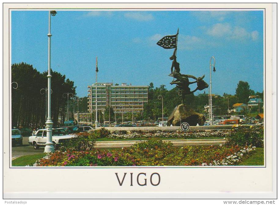 (SPA129) VIGO. MONUMENTO A EUROPA. PLAYA DE SAMIL - Pontevedra