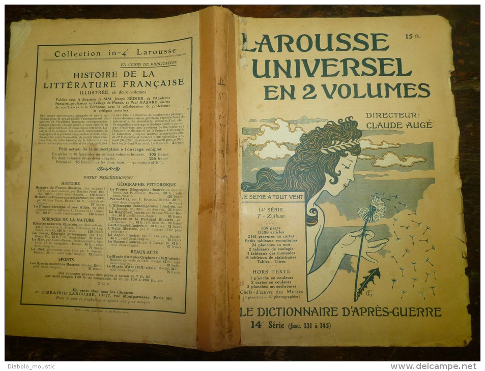 10 Fascicules Du Larousse Illustré Débutant  T Et Finissant Sur Z..:TAILLE Vigne,TELEGRAPHE, TELEPHONE,TIR,TISSAGE..et C - Woordenboeken