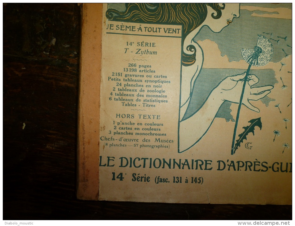 10 Fascicules Du Larousse Illustré Débutant  T Et Finissant Sur Z..:TAILLE Vigne,TELEGRAPHE, TELEPHONE,TIR,TISSAGE..et C - Dictionnaires