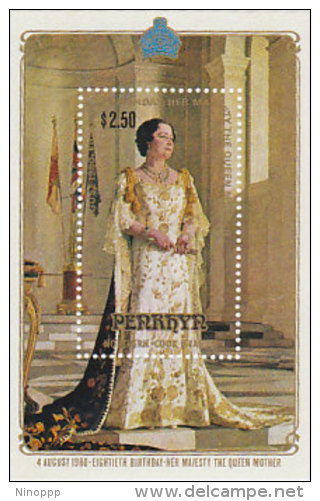 Penrhyn-1980 80th Birthday Queen Mother Souvenir Sheet MNH - Penrhyn