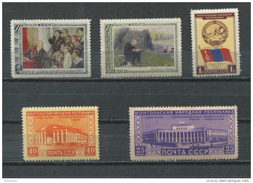 Russia/USSR 1950 Mi 1544-5,1552-4 Sc 1537-8,1545-7 MNH/MH - Ungebraucht