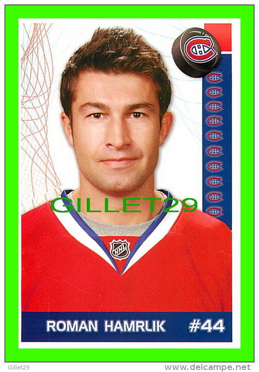 HOCKEY - ROMAN HAMRLOK,  No 44 CANADIEN DE MONTRÉAL - PHOTOS ET FICHES 2003-2008 - - Other & Unclassified