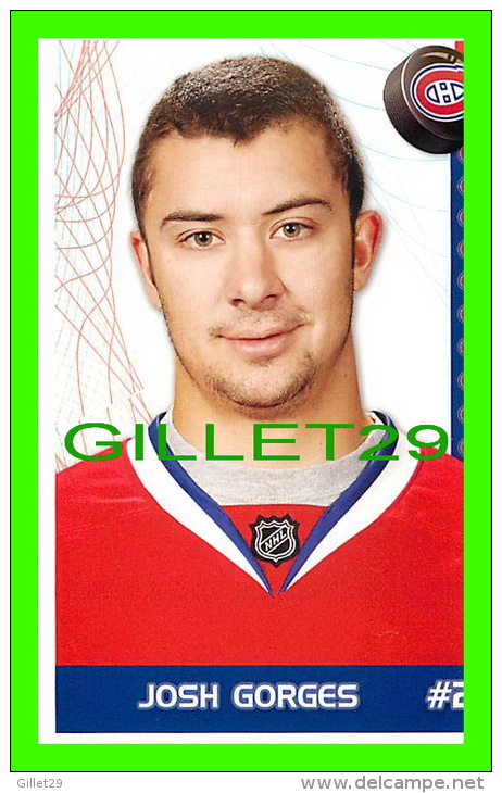 HOCKEY - JOSH GOEGES,  No 26, CANADIEN DE MONTRÉAL - PHOTOS ET FICHES, 2003-2008 - - Altri & Non Classificati