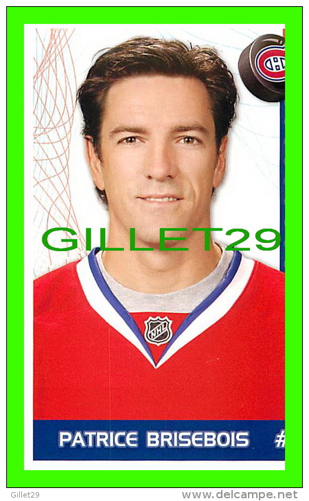 HOCKEY - PATRICE BRISEBOIS,  No 71, CANADIEN DE MONTRÉAL - PHOTOS ET FICHES, 2003-2008 - - Other & Unclassified