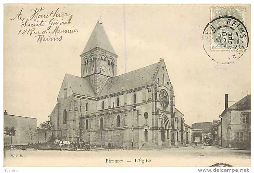 Août13b 140 : Bétheny  -  Eglise - Bétheny