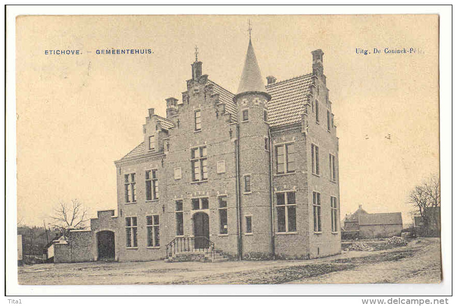 D 11050 - ETICHOVE - Gemeentehuis - Maarkedal