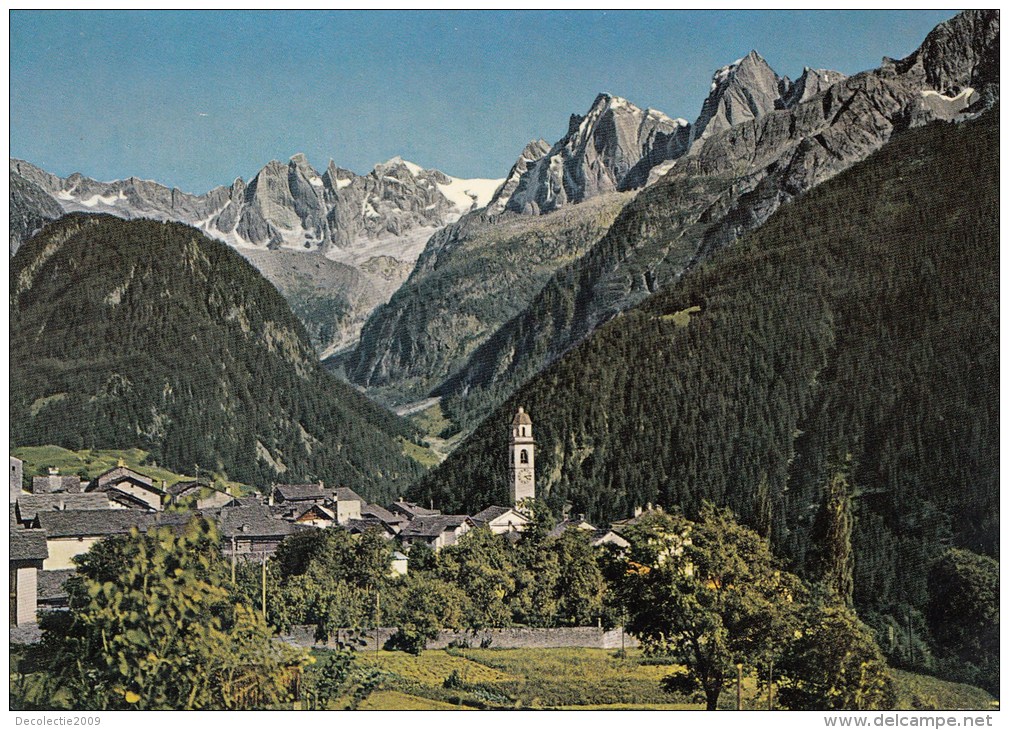 ZS45881 Soglio Und Die Sciragruppe   2 Scans - Soglio