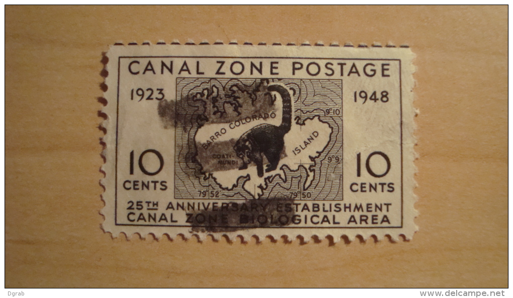 Canal Zone  1948  Scott #141  Used - Canal Zone