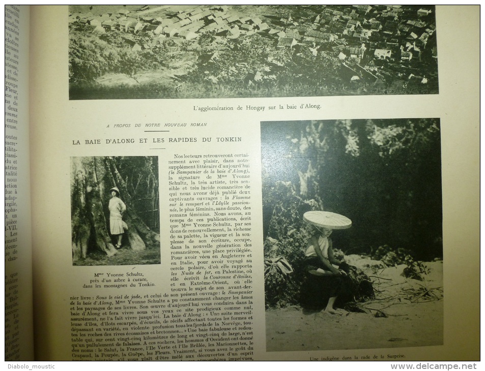 1930  La Baie D'ALONG Et Les Rapides Du TONKIN (Indochine) ; Une Famille Nombreuse Du NORD Avec Ses 180 Descendants - L'Illustration