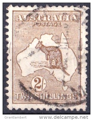 Australia 1913 Kangaroo 2 Shillings 1st Wmk Used - Used Stamps