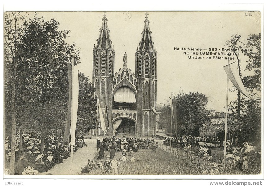 Carte Postale Ancienne Environs D'Aix - Notre Dame D'Arliquet. Un Jour De Pélerinage - Religion - Autres & Non Classés
