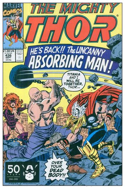 Marvel Comics “The Mighty Thor” Vol. 1 #435, 436, 437 (1991) [Free Shipping] - Collections