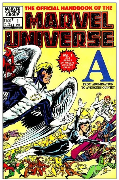 Marvel Comics “The Official Handbook Of The Marvel Universe” 1983-89, 26-book Collection [Free Shipping] - Collections