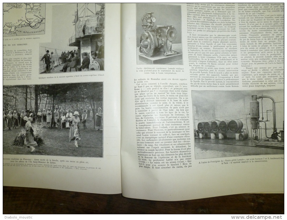 18 Oct 1930: Les Fêtes De BRETAGNE (Plougastel..etc..); Danse Sacrée De La Souche Dans L'île De Saint-Honorat De Lérins - L'Illustration