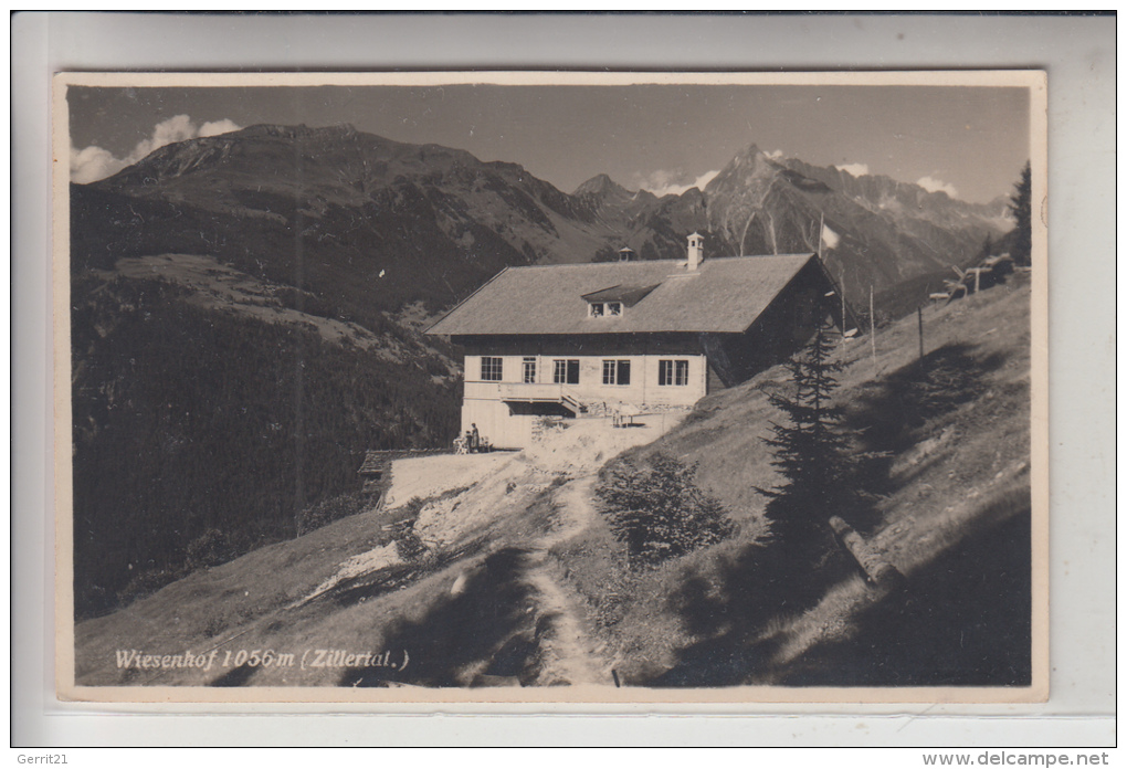 A 6272 KALTENBACH, Gasthof Wiesenhof, 1927 - Vomp