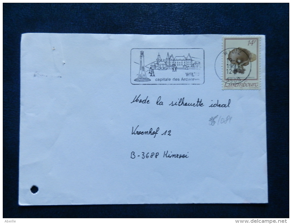 36/081  LETTRE  1991 - Storia Postale