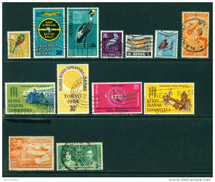 KENYA UGANDA AND TANZANIA (TANGANYIKA) - Small Collection As Scans - Altri & Non Classificati