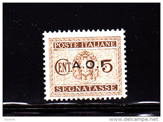 ITALIA Colonie - A.O.I.1941 - Segnatasse D'Italia 1934 Soprast. A.O.I. -CENT. 5 NUOVO MNH** - Africa Oriental Italiana