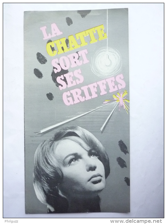 DOSSIER DE PRESSE LA CHATTE SORT SES GRIFFES - 1960 - Françoise Arnoul - Jacques Fabbri - Pubblicitari