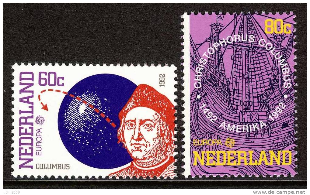 Niederlande / Netherlands 1992 : Mi 1441/1442 *** - Europa / Europe - Unused Stamps