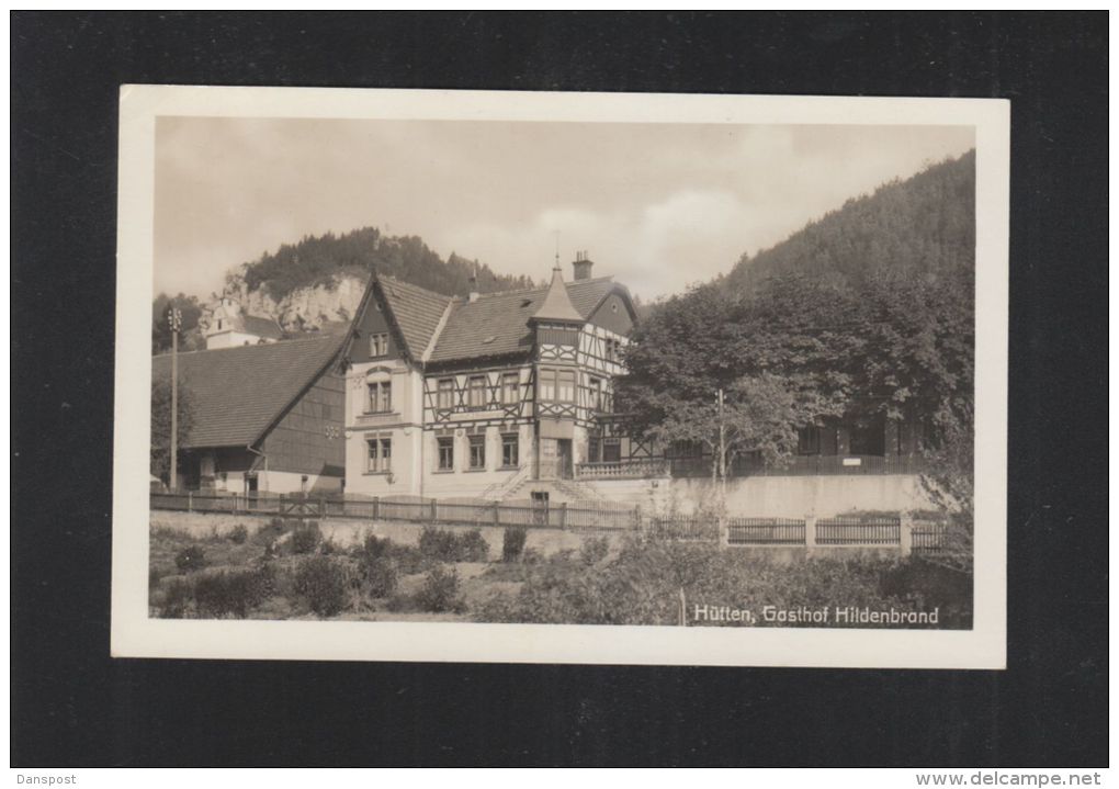 AK  Hütten Schelklingen Gasthof Hildenbrandt - Schelklingen