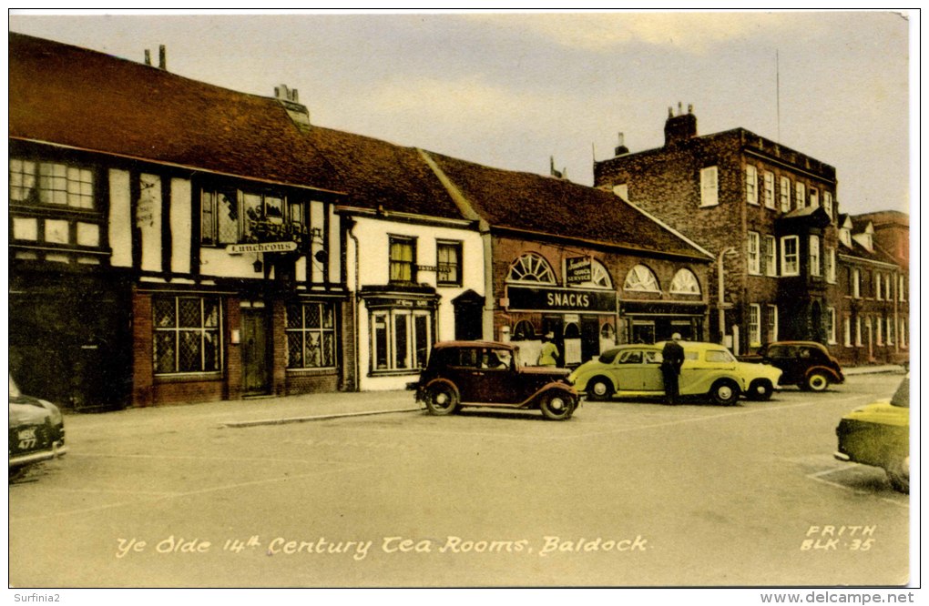 HERTS - BALDOCK - YE OLDE 14th CENTURY TEA ROOMS Ht34 - Hertfordshire