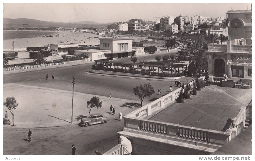 MOROCCO - Tanger - Vue Generale Sur La Gare Et La Plage 1952 - Tanger