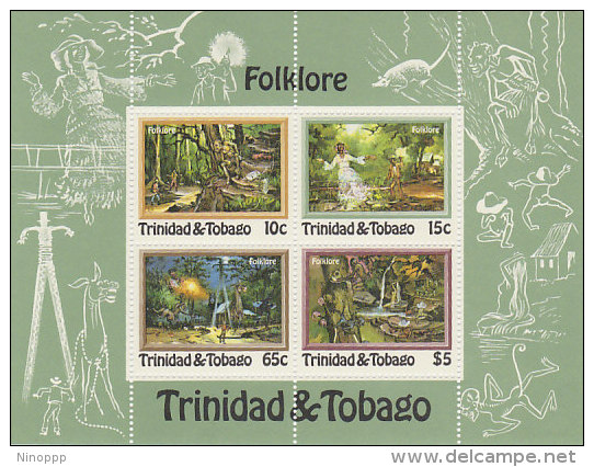 Trinidad & Tobago-1982 Folklore Souvenir Sheet MNH - Trinidad & Tobago (1962-...)