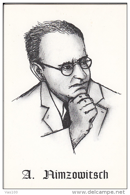 CPA CHESS, ECHECS,  CHESS PLAYER- A. NIMZOWITSCH - Scacchi