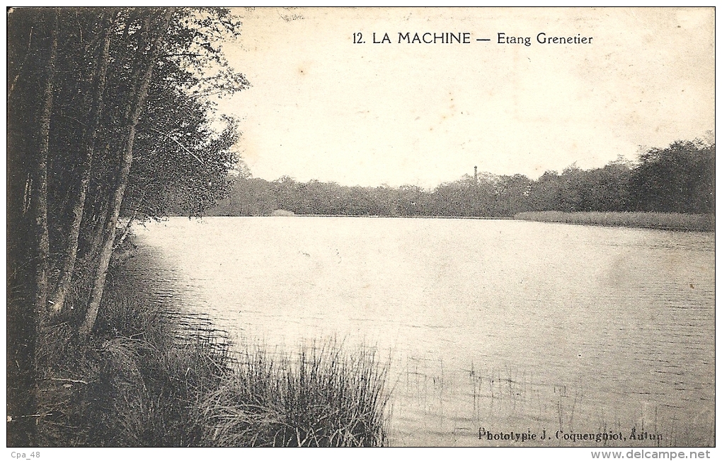 Nièvre- La Machine -Etang Grenetier. - La Machine