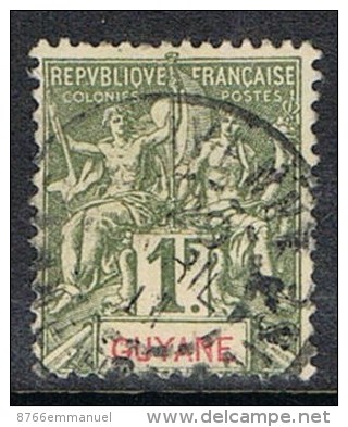 GUYANE N°42 - Oblitérés