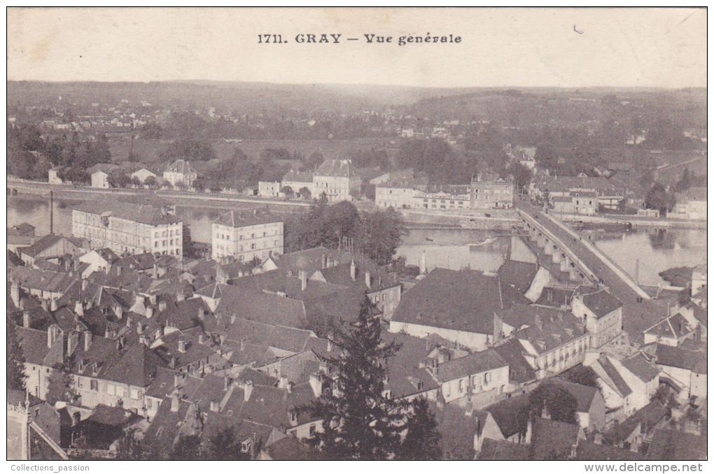 Cp , 70 , GRAY , Vue Générale - Gray